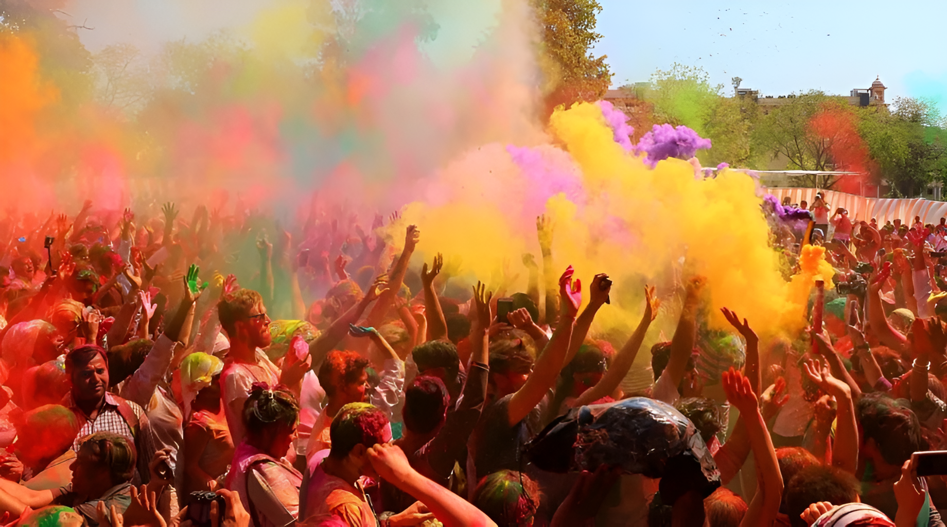 Colorful Traditional Holi